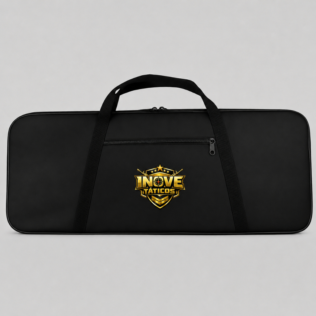 Capa Case Tático Inove Taticos Para Carabina CTT-40 Preta Reforçada