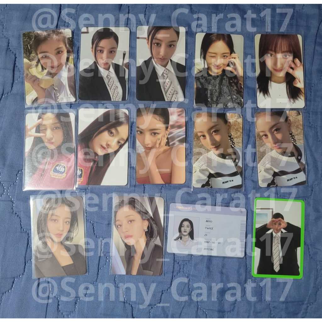 TWICE JIHYO SET PHOTOCARD STRATEGY READY TO BE TEN MORE BETWEEN TASTE OF LOVE WITH YOU-TH OFICIAL(LEIA A DESCRIÇÃO)