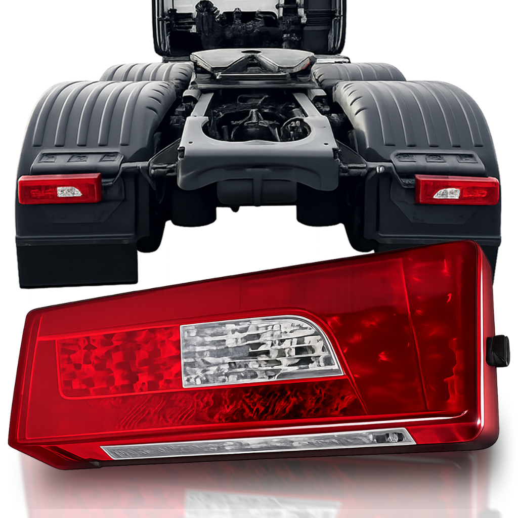 Lanterna Led Scania S5 S6 Ntg P G R Bivolt - luz de posição, freio, ré e pisca