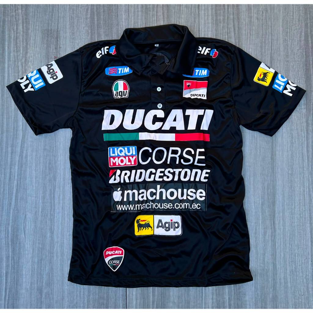Camisa Camiseta Gola Polo Esportiva Ducati Dry Fit Premium