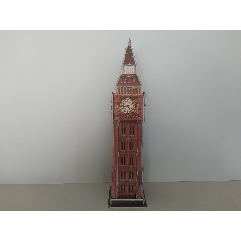 Modelismo Maquete Torre Big Ben Londres Inglaterra Puzzle 3d - Quebra-cabeça 3D Decoração