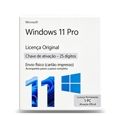 Windows 11 | 10 Professional | Chave de Ativação | (Licença Permanente | Original) - Envio Fisico