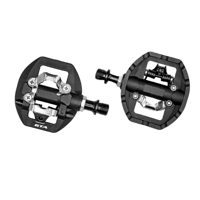 Pedal Clip Plataforma Gta C/taquinho Bicicleta Speed Bike Mtb Rolamento Bucha Du 9/16