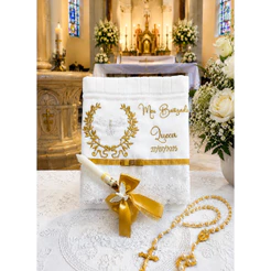 Toalha e Vela para Batizado