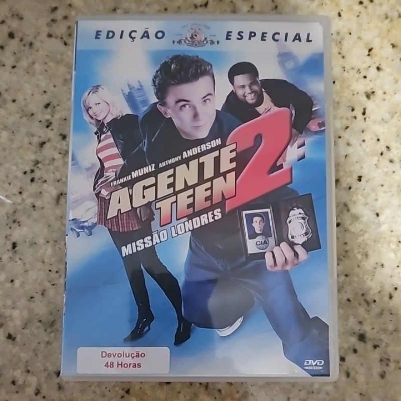 DVD 'Agente Teen 2: Missão Londres' Kevin Allen (Leia a Descrição).