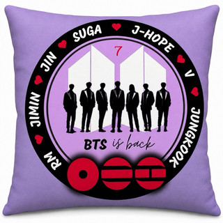 almofada BTS personalizada