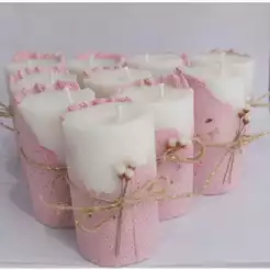 kit 5,10,15 e 20 mini Vela Aromática de Concreto Lembrancinha /Decoração/Casamento/Batizado/Maternidade/ Aniversario