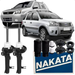 Par Amortecedor Dianteiro C/ Coifa Batente e Rolamento Ford Ecosport Original Nakata 2003 A 2012