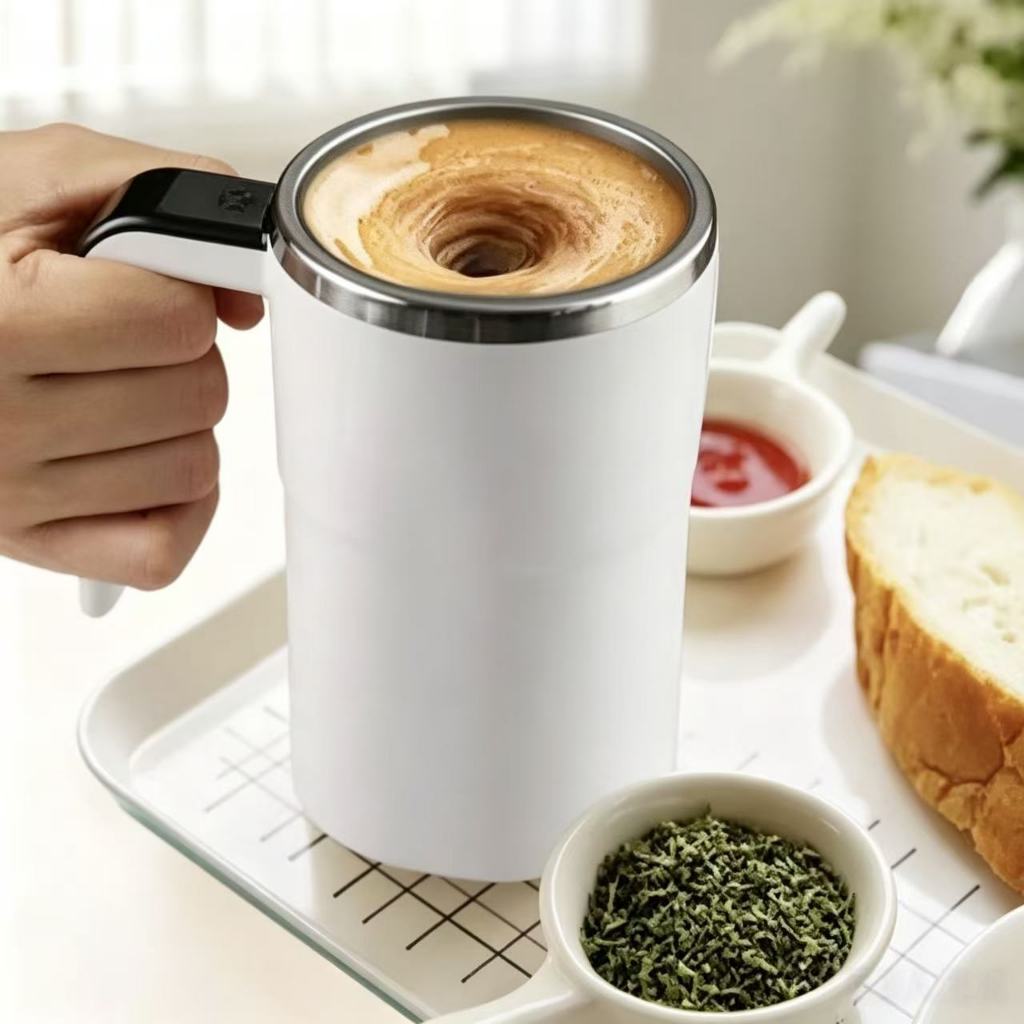 Caneca Térmica Copo Magnética Misturador De Bebidas Mixer Café Shake - Lm tech store