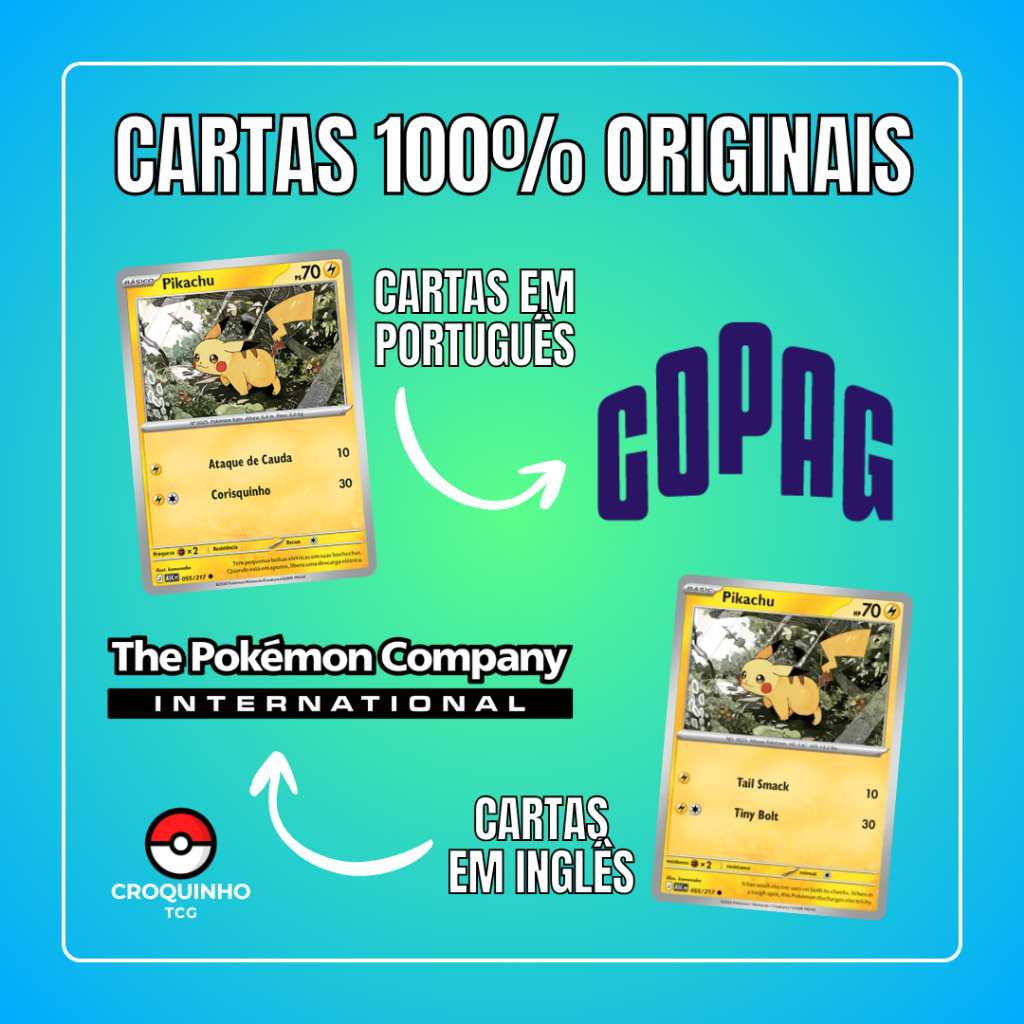 Cartas Pokémon Originais - Lote com 25 / 50 / 100 Cards +Ultra Rara - Sem repetidas e com brilhantes — imagem 2 de 2