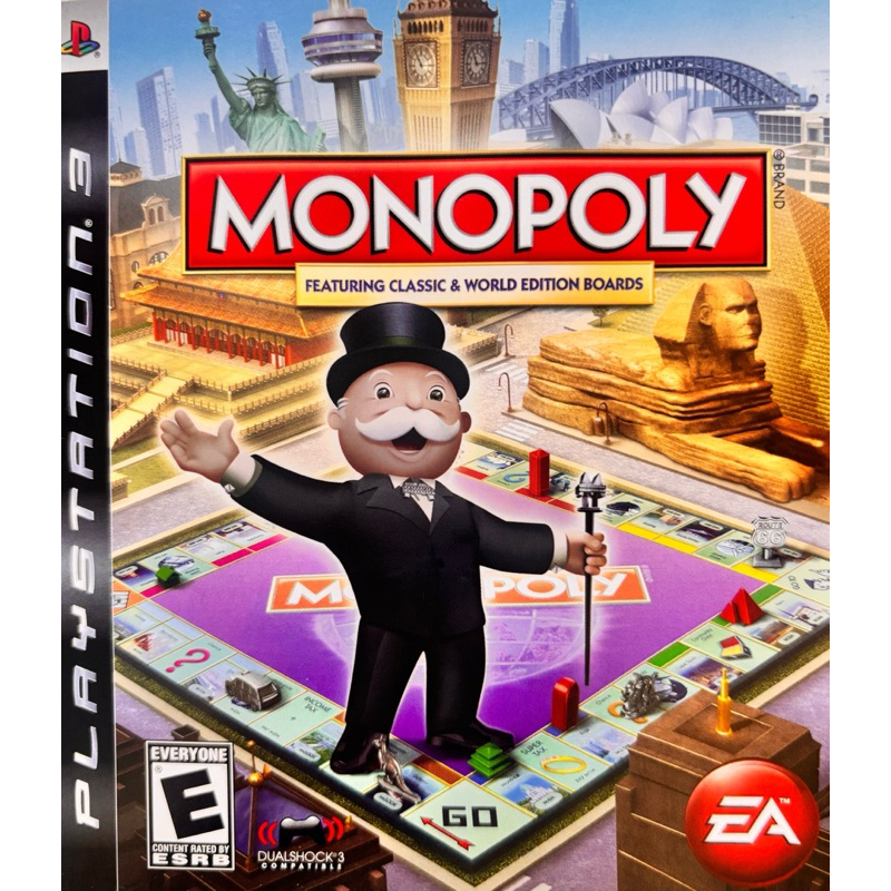 monopoly featuring classic e world edition boards ps3 original ,midia fisica