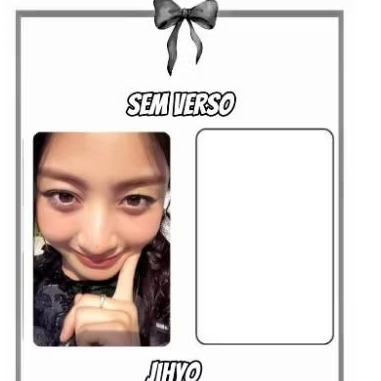 photocard fanmaids plastificado da Jihyo dp Twice