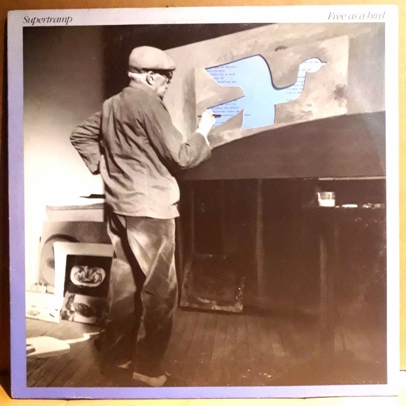 Supertramp, Free As A Bird, 1987- Disco de Vinil Lp com Encarte. Em ótimo estado