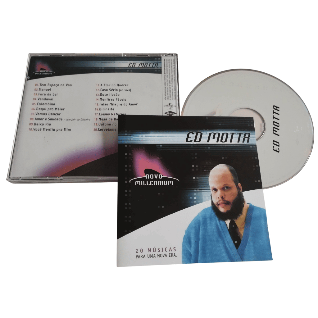 Cd - Ed Motta - Série novo millenium 20 músicas