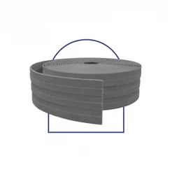 PROMOÇÃO! 5 Metros de Revestimento Painel Ripado de EVA Adesivo e Flexivel Rolo Flex 10cm x 5mm