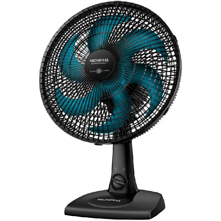Ventilador de Mesa 30cm Super Power II Mondial 60W - NVSP-30-AP2 - 127v