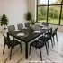 Mesa Jantar 150x90 + 6 Cadeiras Gruvyer/Allegra Retrô Acacia