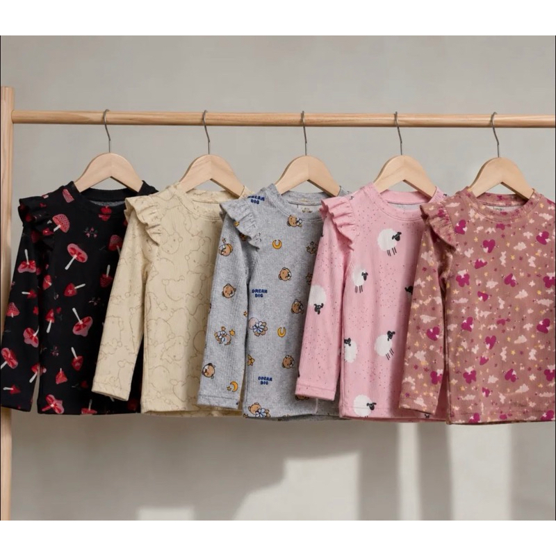 Blusa Infantil Menina Manga Longa