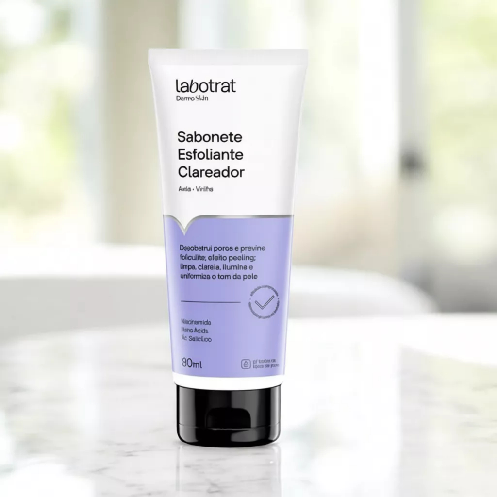 Sabonete Esfoliante Clareador Labotrat 80ml – Axilas e Virilha Niacinamida