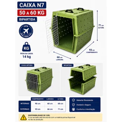 Caixa Transporte Pet Para Cachorro e Gatos pequenos/Grande Viagem Avião IATA