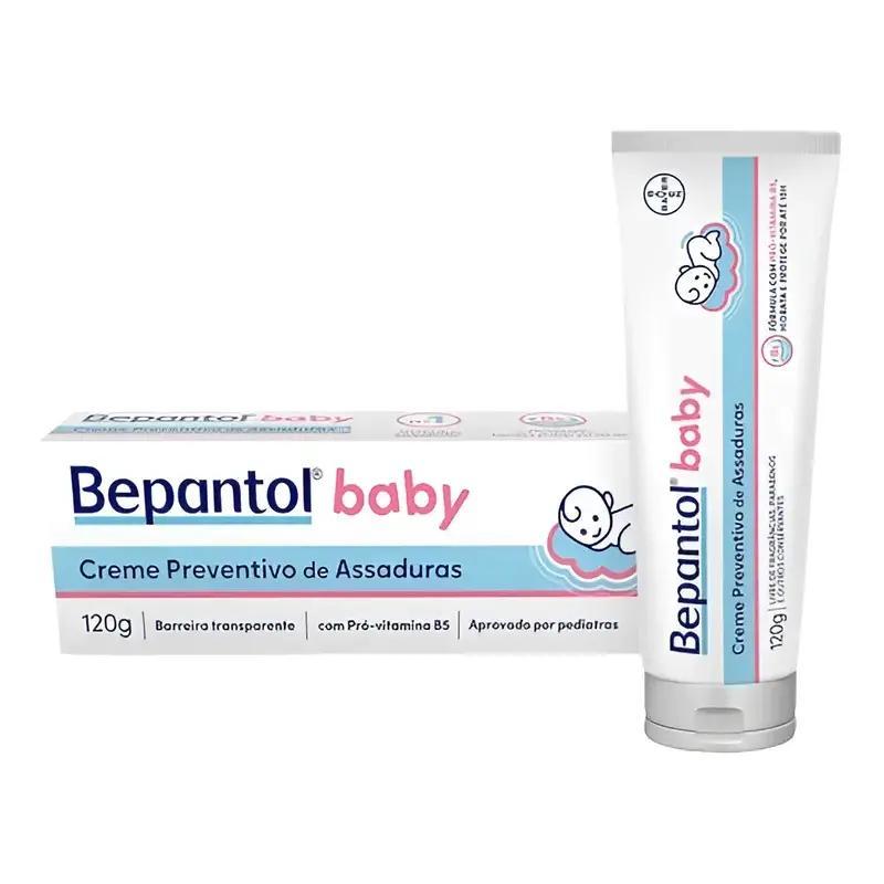 Bepantol Baby Creme 80ml Proteção Suave 120g Hidrata Pele Sensível Segura Rápida Absorção Uso Diário