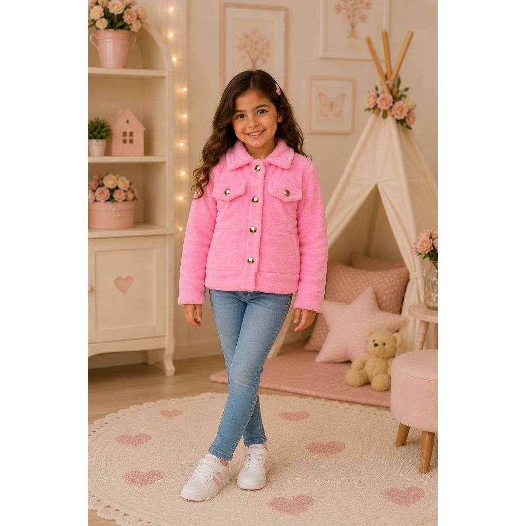 Casaco Blusa Teddy Infantil Inverno Super Quentinho