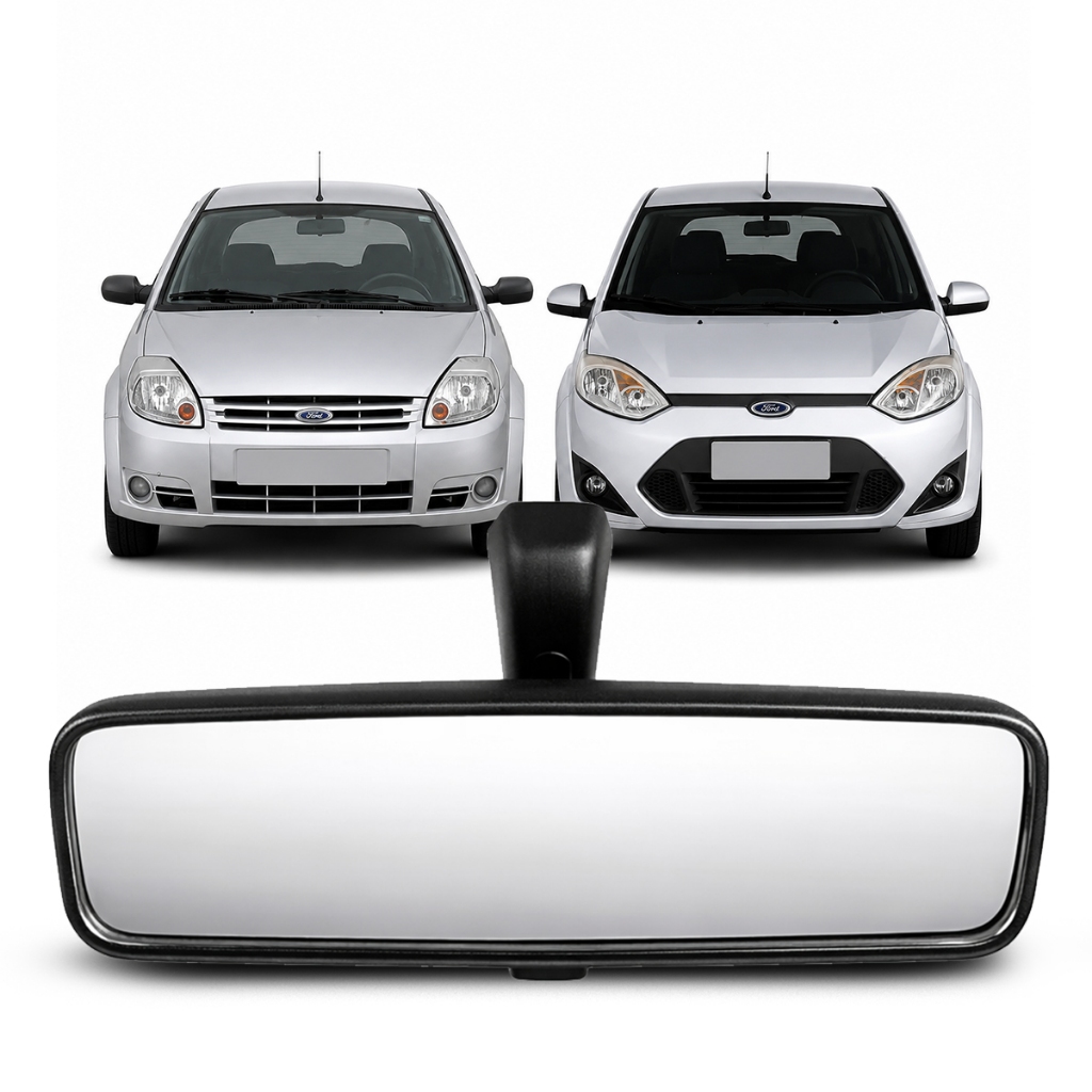 Retrovisor Interno Ka Fiesta 2002 a 2015 Courier 97 a 2015 Preto