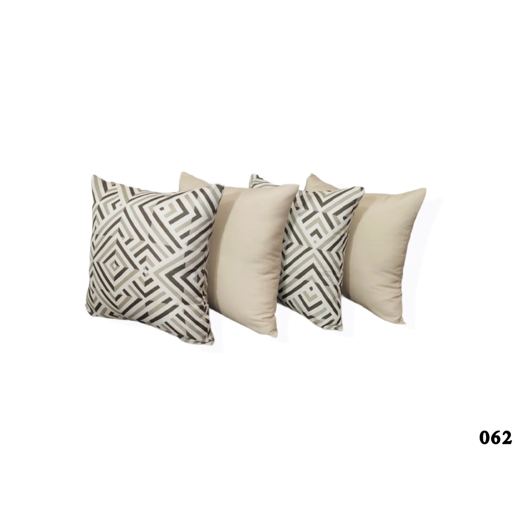 Kit 4 Capas De Almofada Decorativas Para Sofá Sala 45x45 Promoção Com Zíper Para Sofá e Quarto