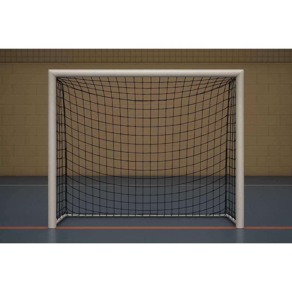 PAR DE REDE PARA FUTEBOL DE SALÃO 2MM NYLON PRETO BRANCO AZUL VERDE
