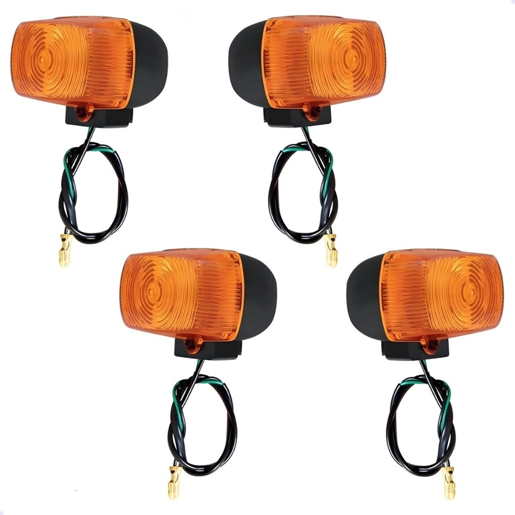 Jogo Completo Com 4 Pisca Tornado Xr 250 / Xr 200 / Xlr 125 / Bros 125 / Bros 150