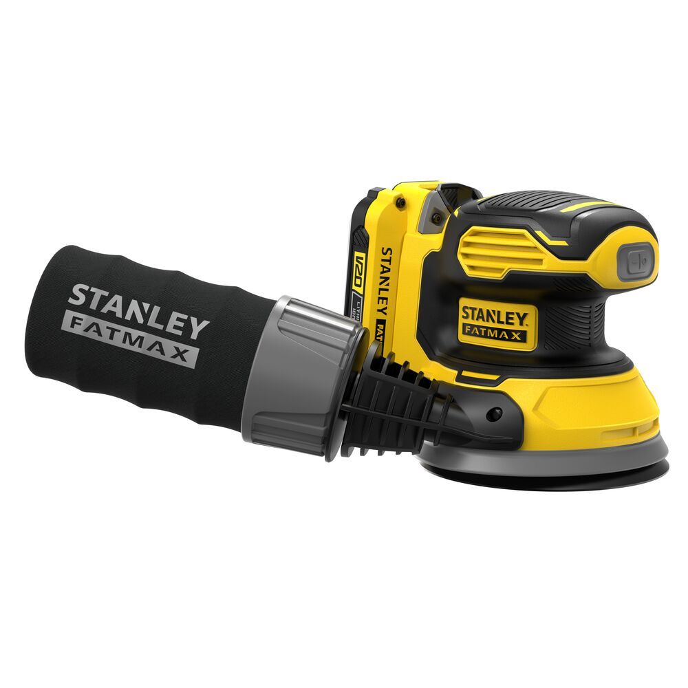 Lixadeira Roto Orbital STANLEY SCS220D1S Com Bateria, Carregador e Bolsa 110V
