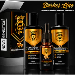 Kit barba Balm Shampoo Óleo Cheiro De Rico