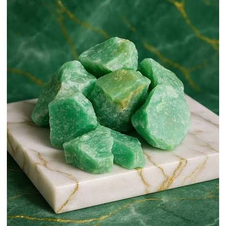 💚 Quartzo Verde Natural 100 g – Pedra da Prosperidade, Harmonia e Equilíbrio- Pedras de 4cm