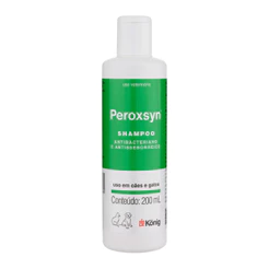 Shampoo Peroxsyn 200ml para Cães e Gatos König