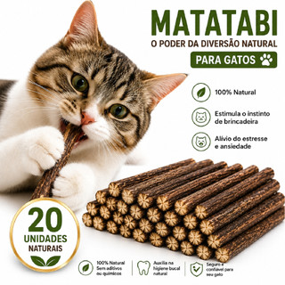 MATATABI PARA GATOS KIT 20 UNIDADES