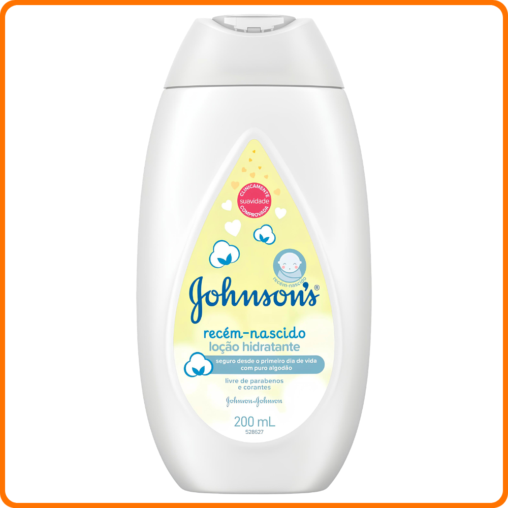 Loção Hidratante para Recém Nascido Johnson's Baby RN com 200ml