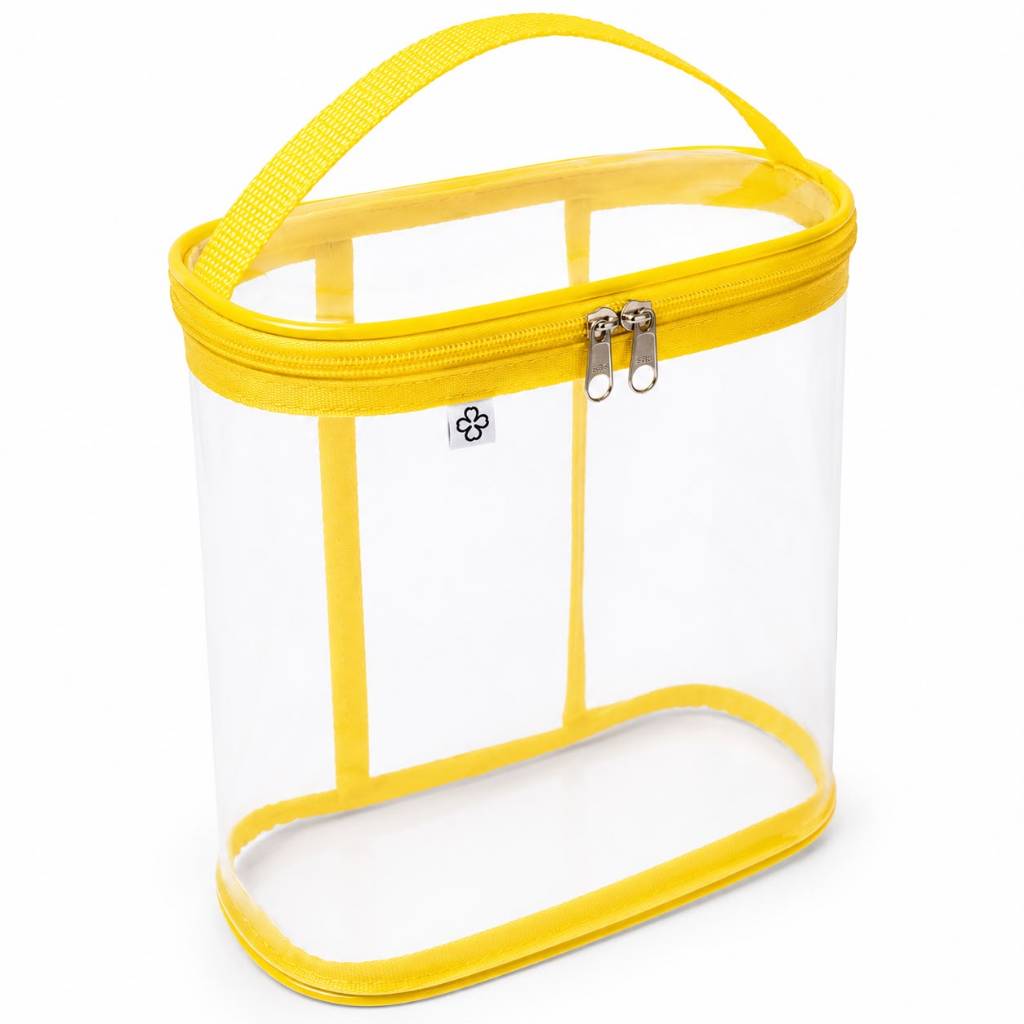 Porta Shampoo Necessaire Organizadora Maquiagem Viagem Praia Transparente