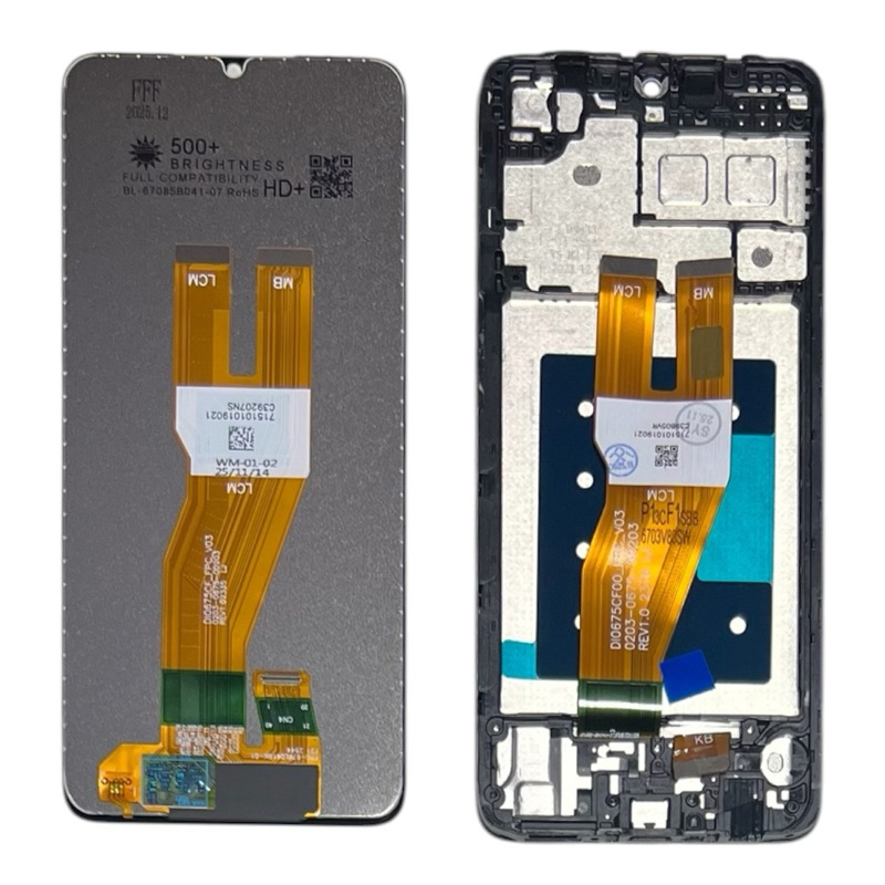 Tela Frontal Display LCD Compatível com Samsung Galaxy A05 Sem Aro ou Com Aro OR