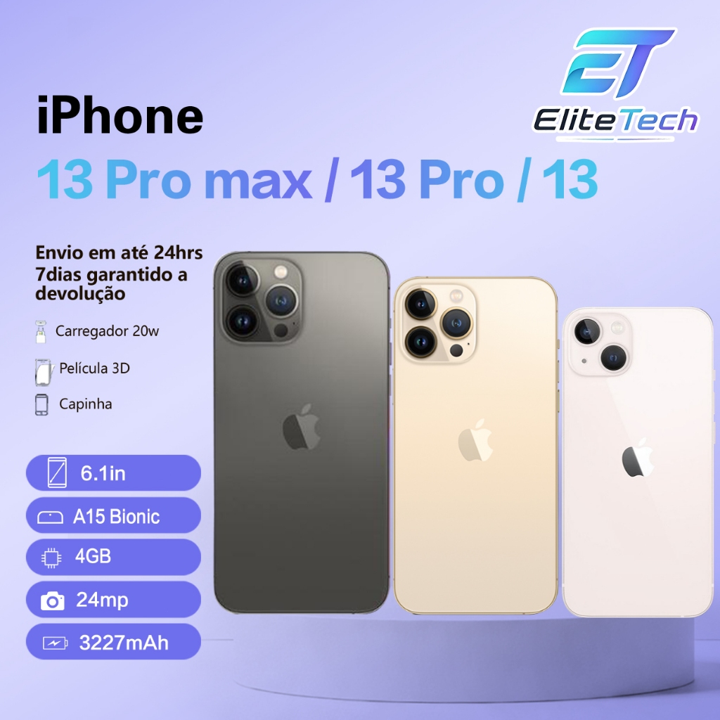 Celular IPhone 13 / 13 Pro/ 13 Pro Max 128gb 100% Original Com Garantia