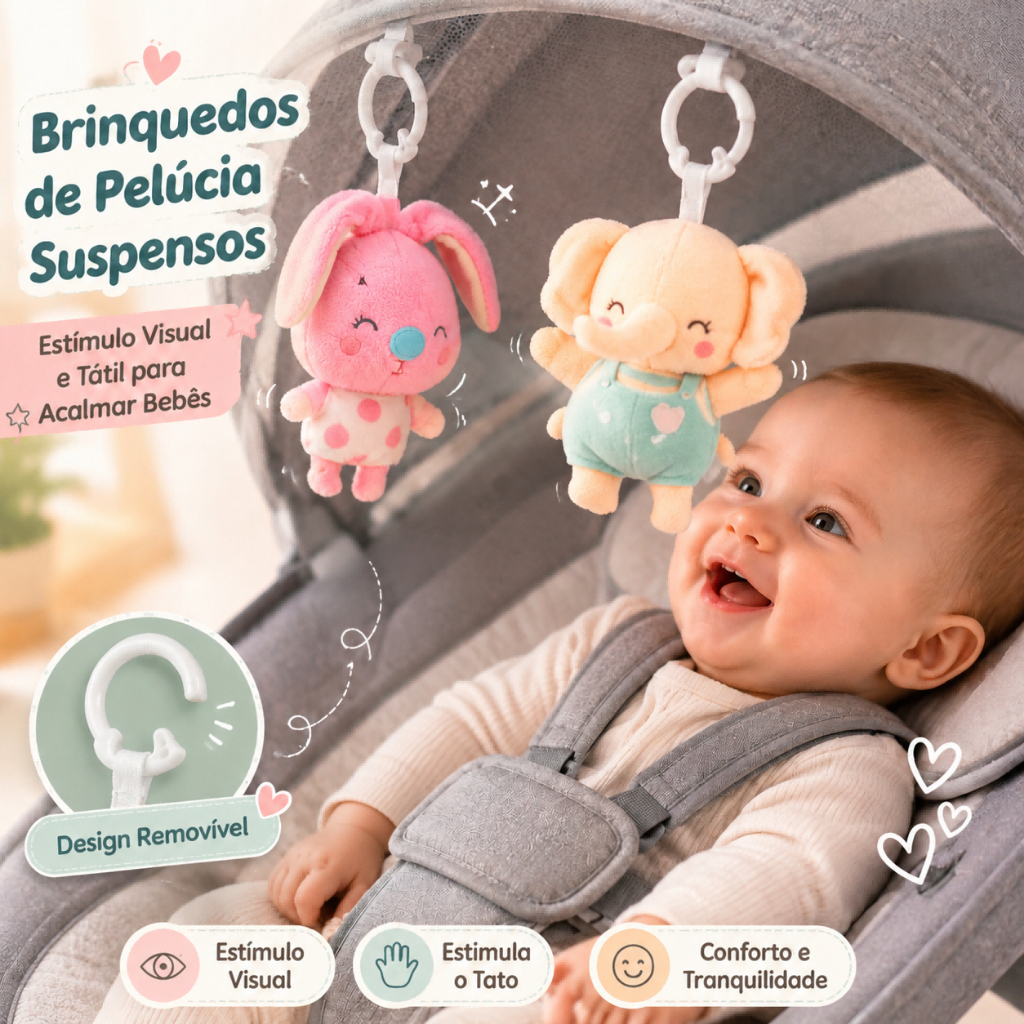 Cadeira de Balanço Elétrica para Bebê com Controle Remoto e Mosquiteiro Sono Calmante
