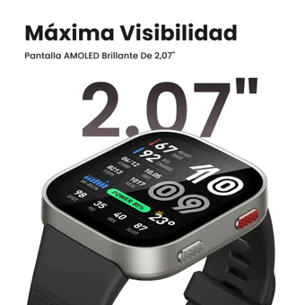 Relógio Smartwatch Amazfit Bip Max AMOLED GPS Bluetooth Resistente à Água 5ATM