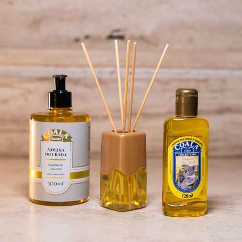Kit 3 Unidades Sabonete Líquido Coala Home - Ameixa Dourada - 500ml · foto 2