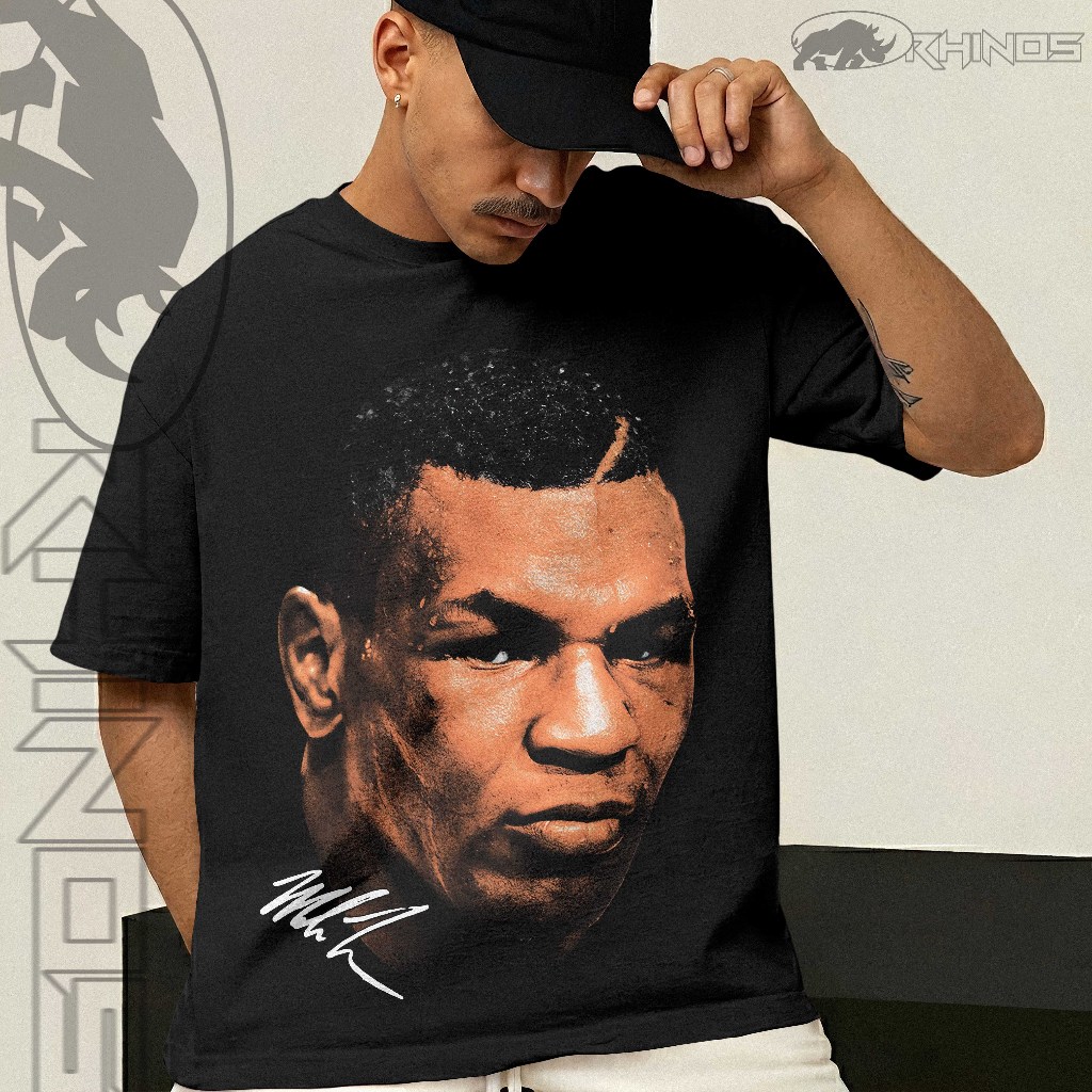 Camisa Estampa Mike Tyson Ídolo Boxe Mundial Clássica Camiseta Unissex Casual Streetwear Lançamento Knockout