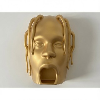 🔥 ESTATUETA ASTROWORLD TRAVIS SCOTT • ESTATUETA DECORATIVA • 13CM • CULTURA URBANA • COLECIONÁVEL