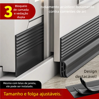 Tira Isolante Multiuso Para Janelas, Portas e Portas de Vidro
