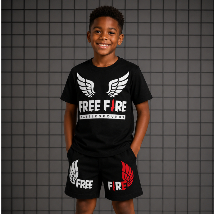 CONJUNTO INFANTIL MASCULINO CAMISA E BERMUDA PARA MENINOS MASCULINO DO 2 AO 14 ANOS