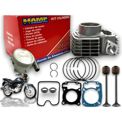 Kit Cilindro Motor 150 COMPLETO - Original Honda - Titan Fan NXR Bros 150 com BRINDES