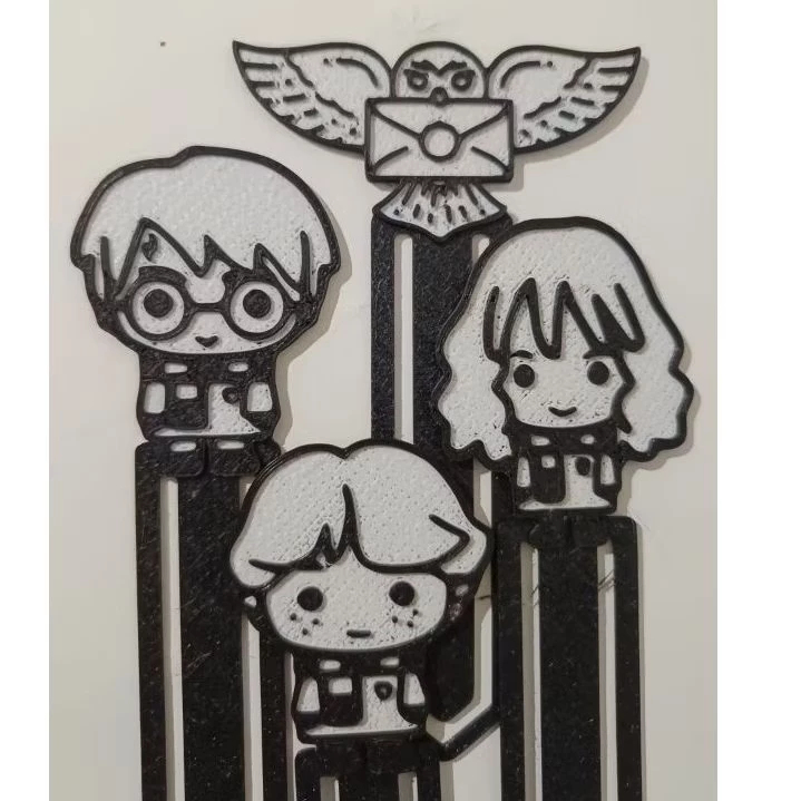 Kit com 4 marcadores para livros Harry Potter