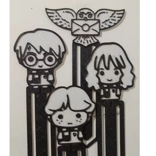 Kit com 4 marcadores para livros Harry Potter
