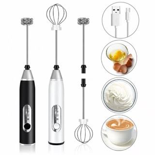 Batedor Misturador Mixer Elétrico para Bebidas Leite Café Clara de Ovo 2 em 1